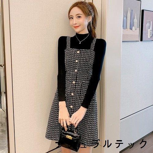 お待たせ感謝sale サロペットスカート 代 30代 40代 50代 コーデ サロペット スカート レディース ファッション 女性 冬 秋 ツイード ミニ丈 秋冬 新到着