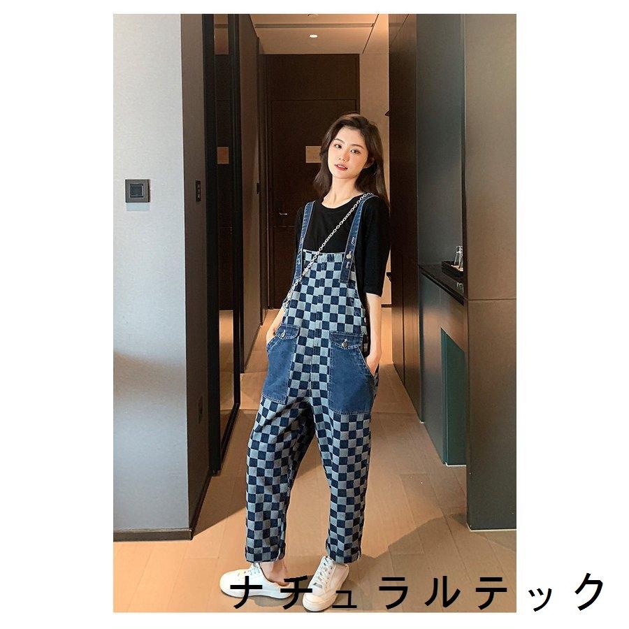 独創的 デニムパンツ コーデ デニム 50代 40代 30代 代 サロペット レディース サロペットパンツ 市松模様 秋 夏服 春 カジュアル 女性 ファッション 長袖 サイズ S Athomeinparis Fr