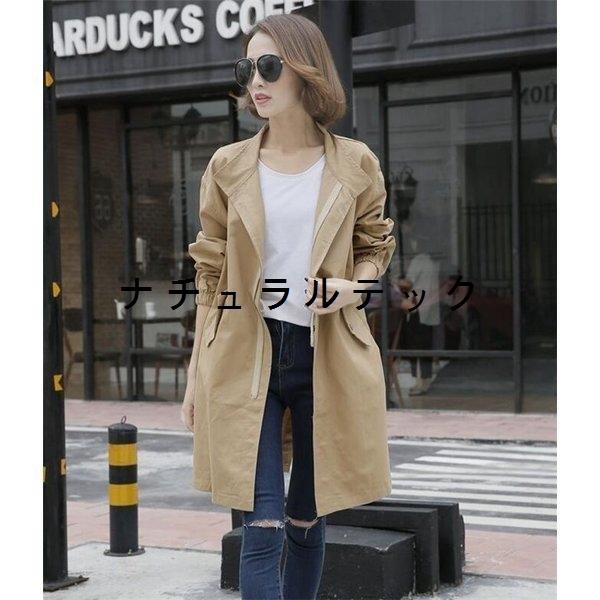 スプリングコートレディーストレンチコートロングコートお洒落春コート22 代30代40代50代ジャケット Natxqb6 ナチュラルテック 通販 Yahoo ショッピング