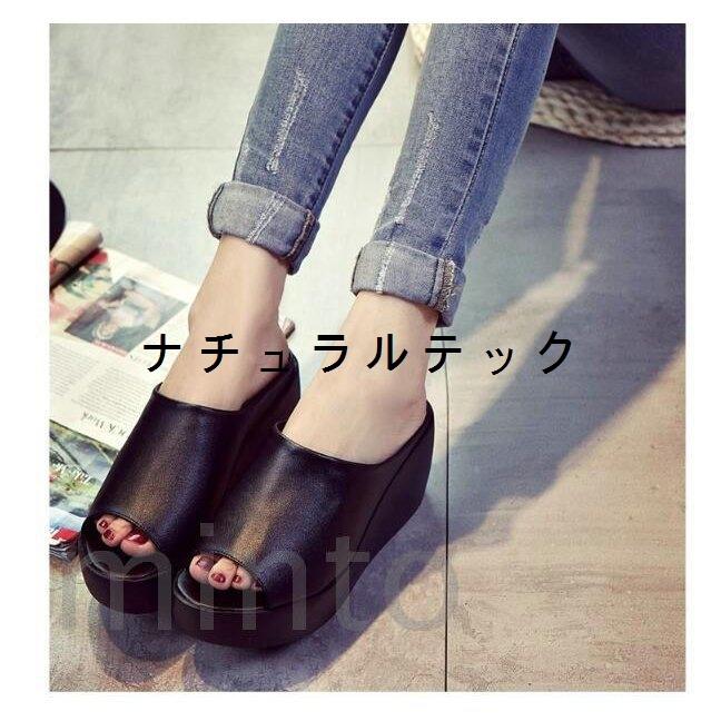 厚底サンダル レディース ウェッジソール 歩きやすい サボ サンダル 軽い オフィス スリッパ クロッグ ミュール 黒 白歩き疲れない安定感 Natxq ナチュラルテック 通販 Yahoo ショッピング