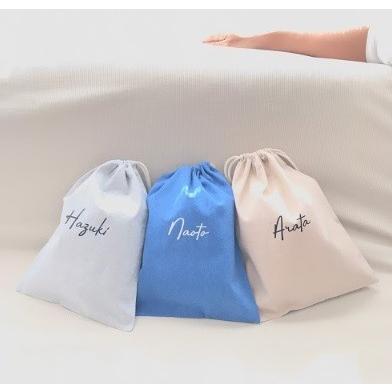 巾着 名前入り Lサイズ 2セット 体操着袋 上履き入れ 着替え袋 給食袋 入園 入学 出産祝い 卒園記念 卒業記念 幼稚園 保育園 筆記体 1l 2 Hikki 2set Lsize 親と子の知育専門店 Qrioキュリオ 通販 Yahoo ショッピング