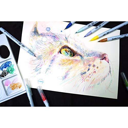 呉竹 筆ペン ZIG クリーンカラーリアルブラッシュ80色セット RB-6000AT/80V 