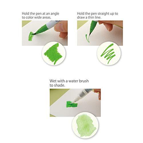 呉竹 筆ペン ZIG クリーンカラーリアルブラッシュ80色セット RB-6000AT/80V 