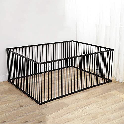 安いショッピング ペットフェンス 中小型犬用 ブラック サークル ケージ ドア付 折り畳み式 トレーニング フェンス スチール製 犬小屋 ペット用品 室内室外兼用 173 70cm 安い大セール Ssl Daikyogo Or Jp