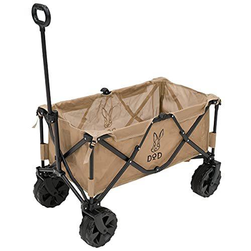 DOD(ディーオーディー) キャリーワゴン 極太タイヤ 大容量 125L 耐荷重100kg C2-835-TN 
