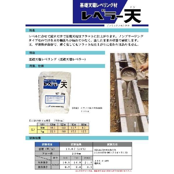 基礎天端レベリング材 レベラー天 25kg : nature-stone - 通販 - Yahoo