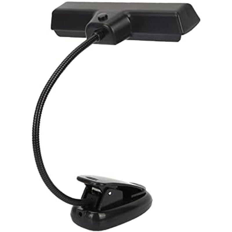 VGEBY 読書灯 クランプ式 譜面台ライト LED ブックライト ポータブル USB充電 360度調節可能 読書ランプ 目に優しい ブラッ｜nature-stores｜02