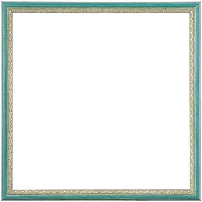 ラーソン・ジュール 額縁 マジョルカ 正方形 50cm角 (内寸500x500mm) シルバーxブルー_4