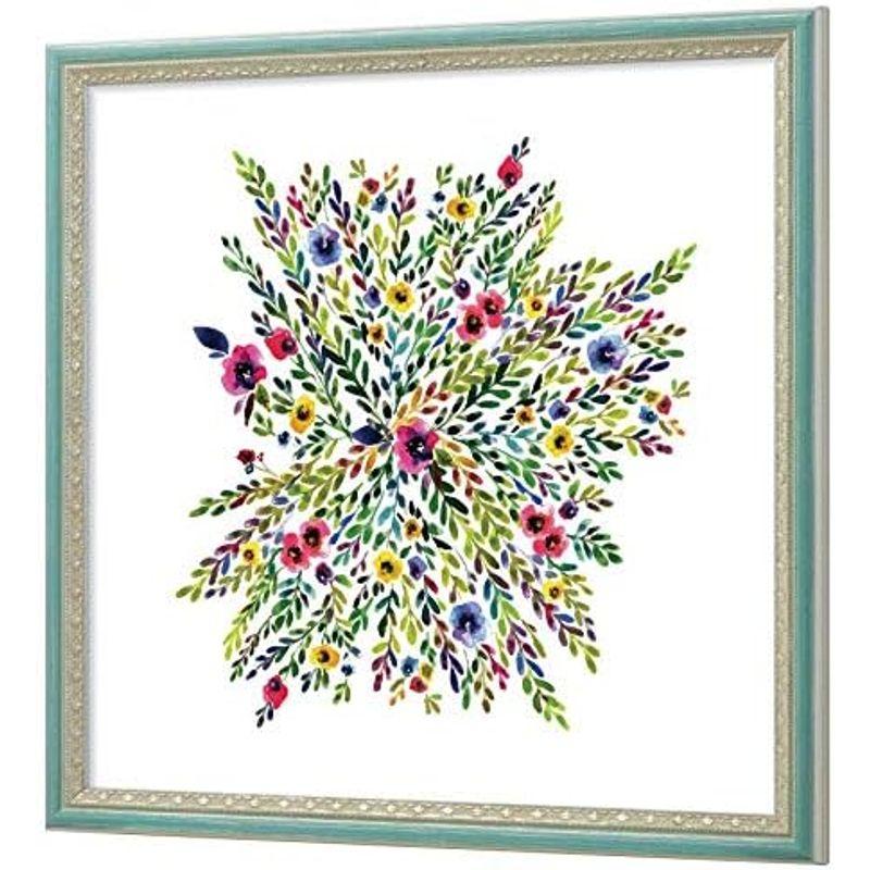 ラーソン・ジュール 額縁 マジョルカ 正方形 50cm角 (内寸500x500mm) シルバーxブルー_7
