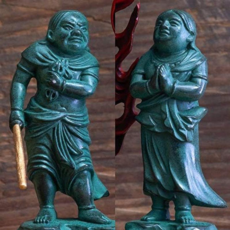 仏像 童子不動明王 16cm（青銅彩色） 仏師：牧田秀雲 原型＿（酉年