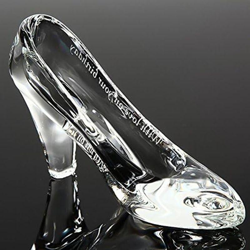 TEATSIGHT ガラスの靴 透明 ガラス製 ハイヒール 彫刻 メッセージ入り （C-02）｜nature-stores｜05