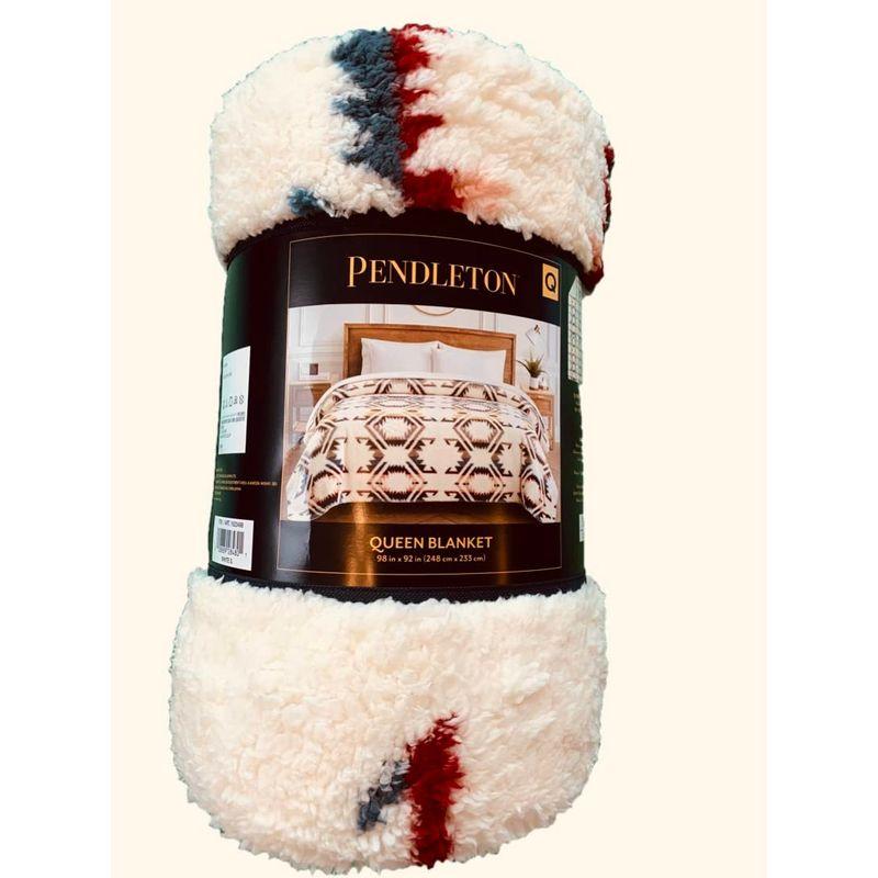 ペンドルトンシェルパブランケット クイーン 248 cm x 231cm ペンドルトン 大判ブランケット (Pendleton Blanket)… (クイーン 248cm