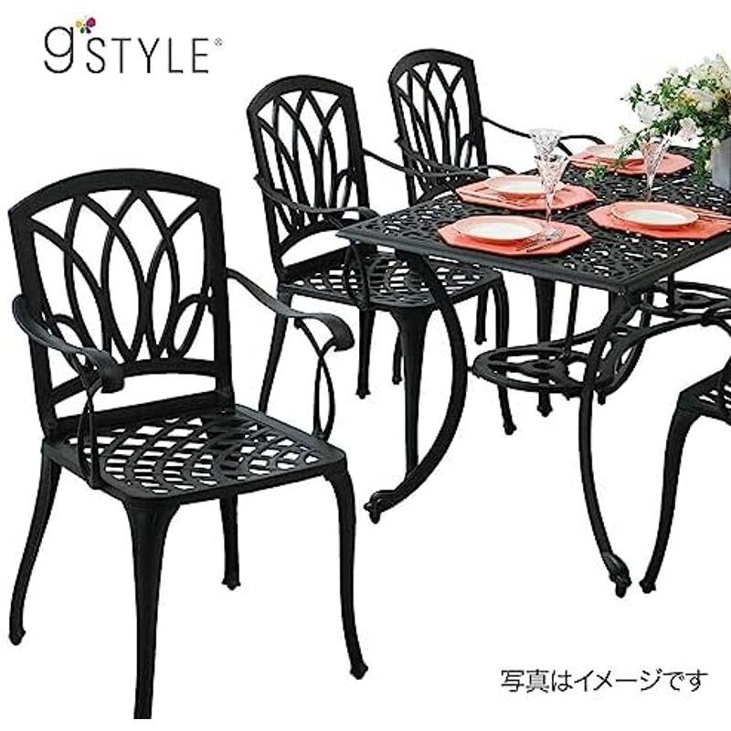 タカショー G-Style アル・カウンチェアー 2脚組 アルミニウム G-Style 一人掛け ガーデンチェアー ガーデンテーブル GST｜nature-stores｜11