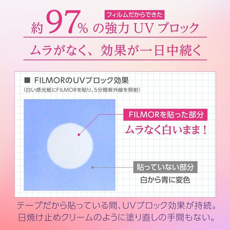 まとめ買いでお得 FILMOR 約97% UVブロックフィルム 直径15mm 56枚 シミ ホクロ除去後のケアに 透明 防水 Mサイズ MA-E1556HU
