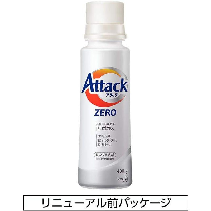アタック ZERO(ゼロ) 洗濯洗剤 液体 本体 400g (衣類よみがえる「ゼロ洗浄」へ)｜nature-stores｜03