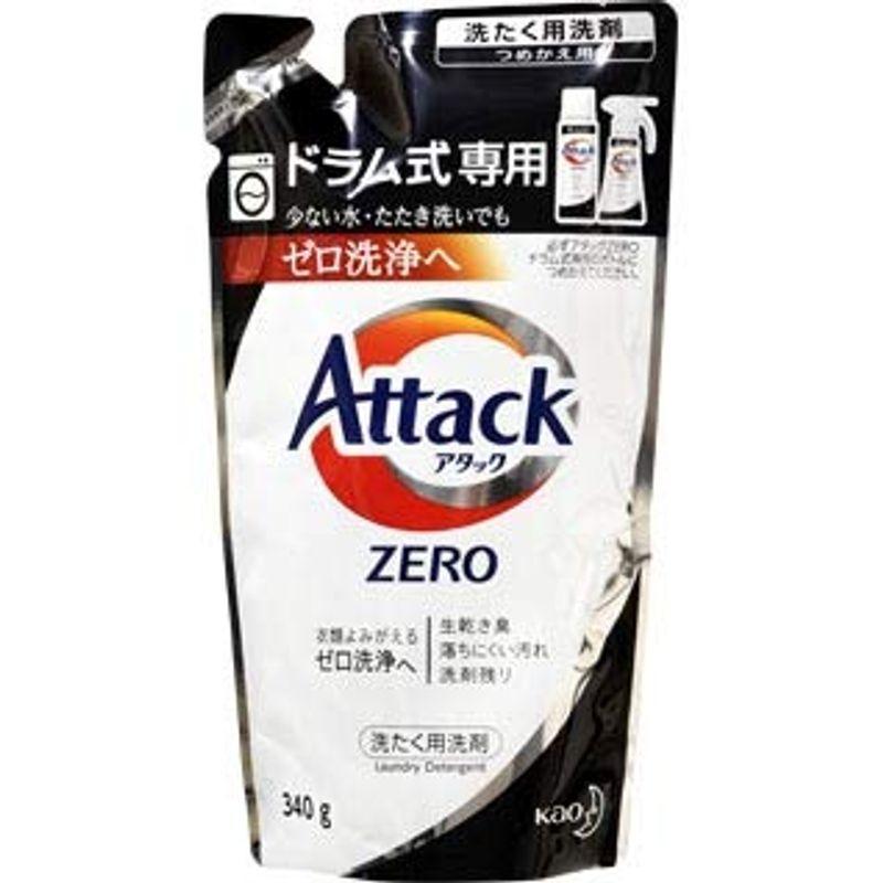 花王 アタックZERO(ゼロ) ドラム式専用 詰め替え用 340g