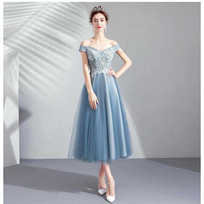 人気ブランドを パーティードレス カラードレス ミモレ丈ドレス 演奏会 結婚式 オフショルダー ウエディングドレス 大きいサイズ 大人 上品 お呼ばれ 食事会 二次会 30代40代 パーティドレス サイズ M T21services Co Uk