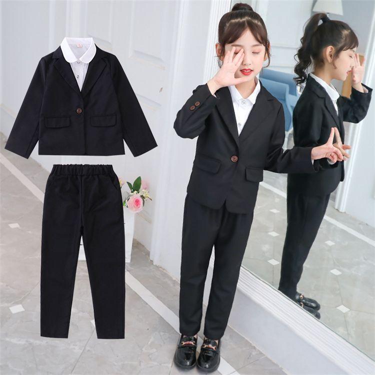 入学スーツ 卒業スーツ 子供服 スーツ 女の子 フォーマル 子供スーツ こども フォーマルスーツ 2点セット 3点セット 入園式 卒業式 卒園式 キッズ 長 96 Off