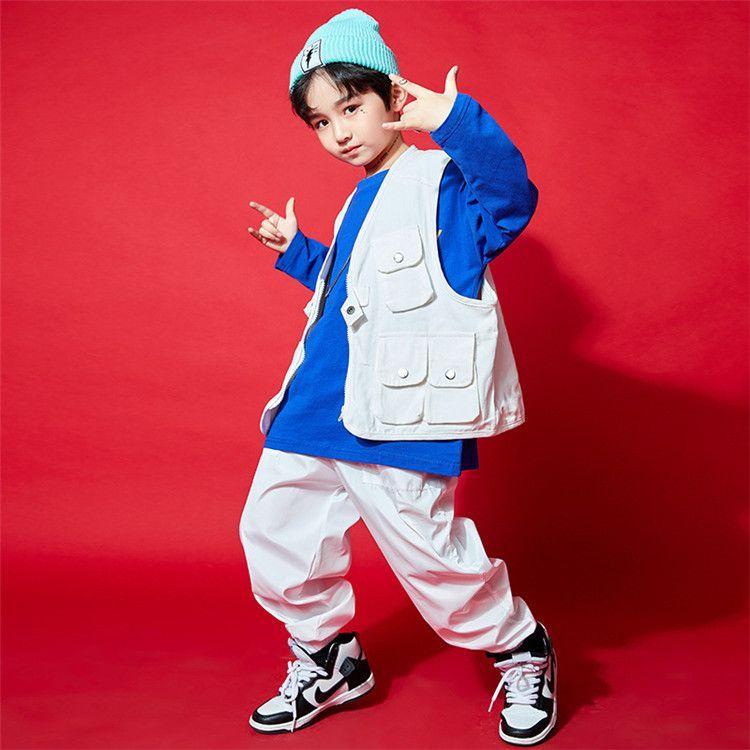 キッズダンス衣装 男の子 セットアップ 子供服 ダンス 衣装 ヒップホップ キッズ ダンス衣装 派手 トップス パンツ キッズダンス 衣装 Hiphop 演出服 おしゃれ 激安単価で