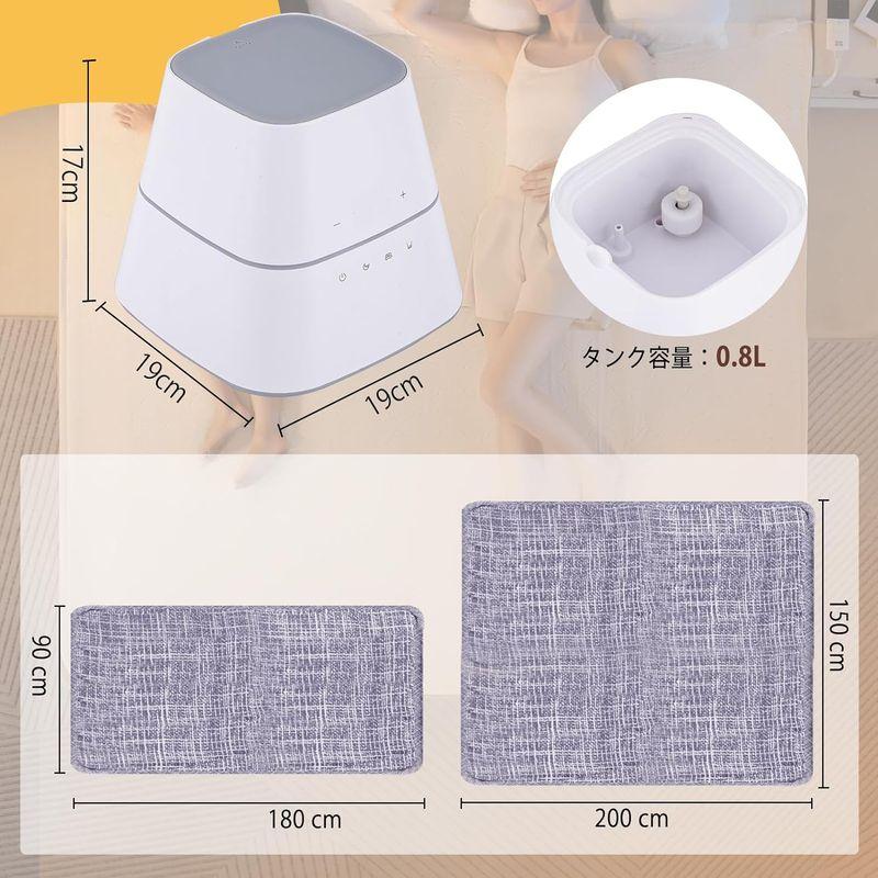 BAOSHISHAN 温水マット 温水循環マット 温水暖房 電気マット加熱 180*90cmシングル 快眠マットレス ウォーターマット ぽか｜nature-yshop｜08