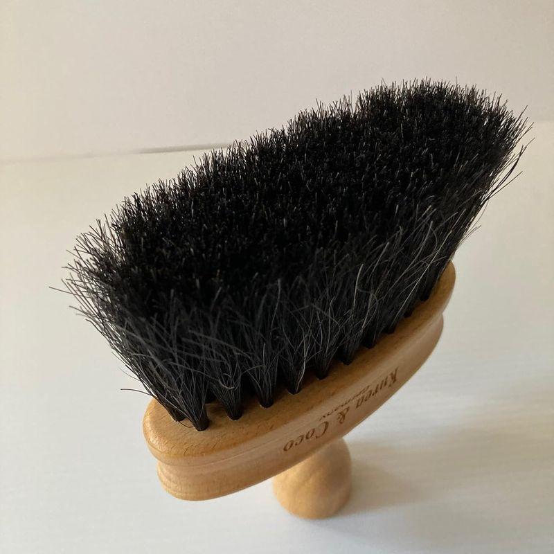 ドイツ製 洋服ブラシ #馬毛 Clothes Brush Horse Hair ラッピング済 プレゼントに最適 すべて天然素材 コフレ｜nature-yshop｜02
