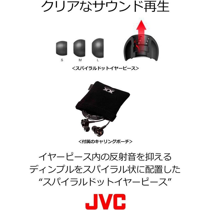 JVCケンウッド JVC カナル型イヤホン XXシリーズ ハイレゾ対応 重低音 ブラック HA-FX99X-B｜nature-yshop｜03