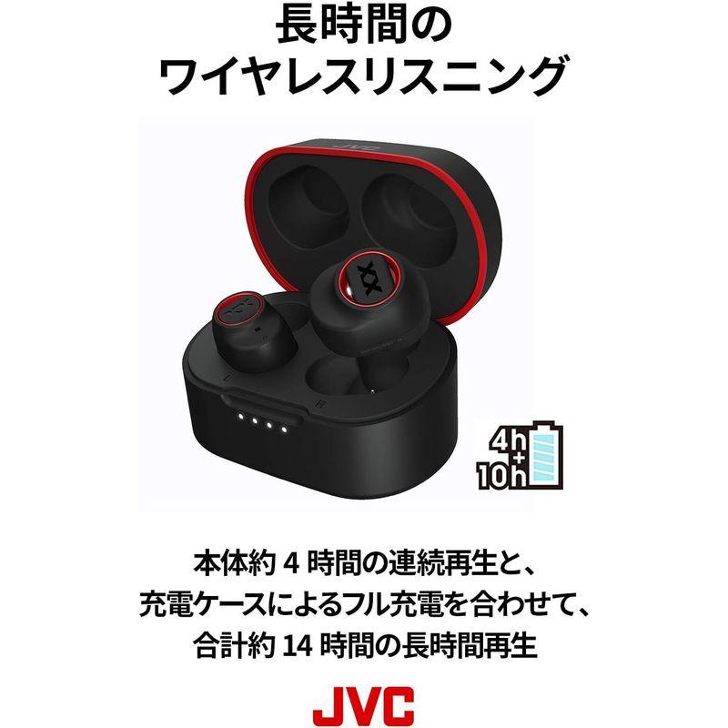 JVC HA-XC50T-B 完全ワイヤレスイヤホン XXシリーズ 本体質量5.6ｇ小型軽量ボディ 最大14時間再生 防水・防塵・耐衝撃のタ｜nature-yshop｜02