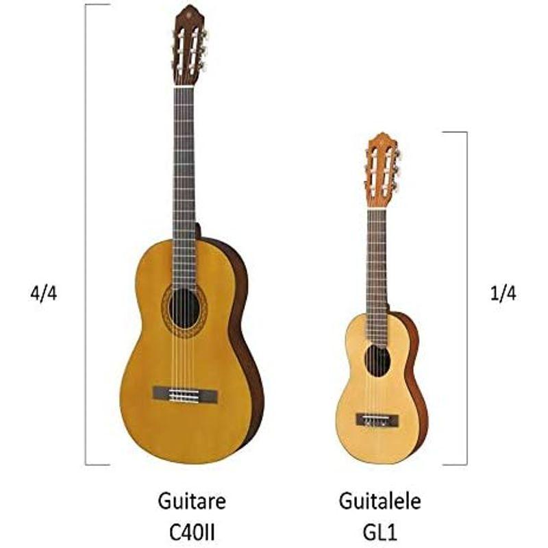 ヤマハ YAMAHA ギタレレ ナチュラル GL1 ウクレレのようなコンパクトなボディサイズ どこにでも持っていける手軽さ 専用ソフトケースの画像