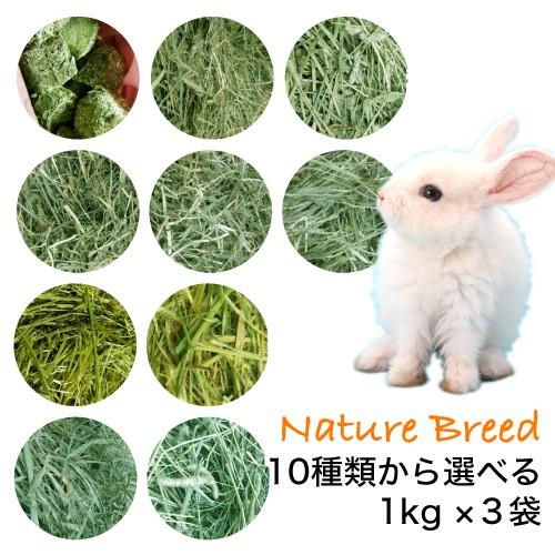 うさぎ 牧草 チモシー 【送料無料】 牧草 どれでも よりどり 1kgx3