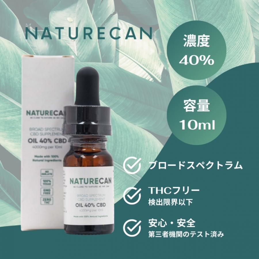 NATURECAN ネイチャーカン CBDオイル 40% 30ml Amazon | Naturecan
