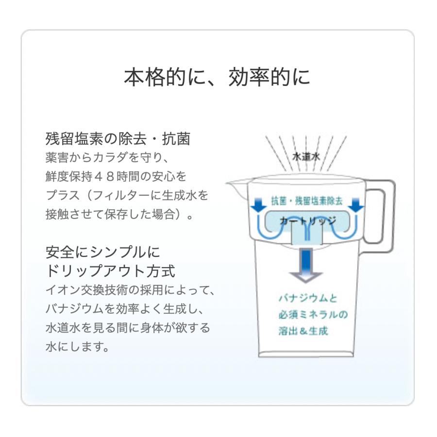 イオンバナジウムウォーター 交換用カートリッジ : ナチュレルハウス