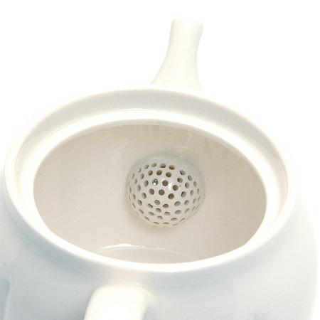 森修焼（しんしゅうやき） 食器 ポット型急須 陶器 シンプル 白色 遠