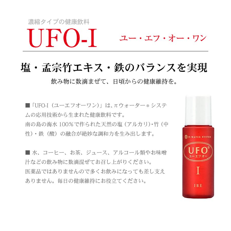 UFO-1 ユーエフオーワン 20ml IBE 健康飲料 πウォーター パイ 