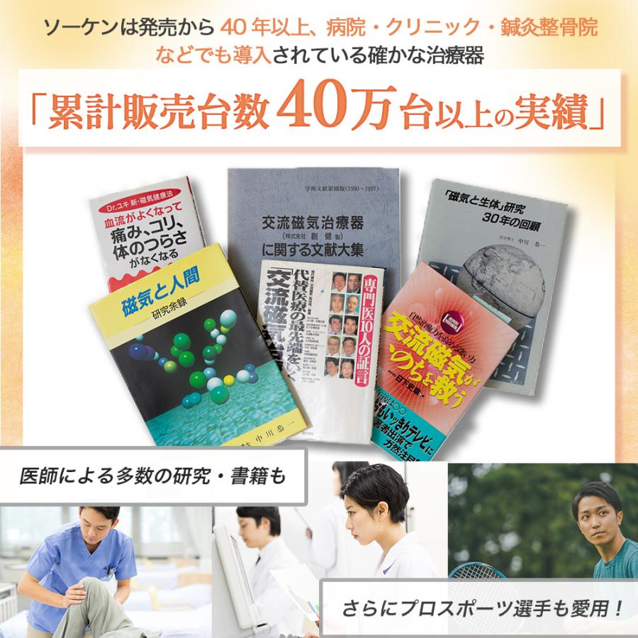 電気(交流)磁気治療器 ソーケン 6型 延長保証付 ソーケン 電気(交流)磁気治療器 ソーケン 6型 延長保証付 ソーケン