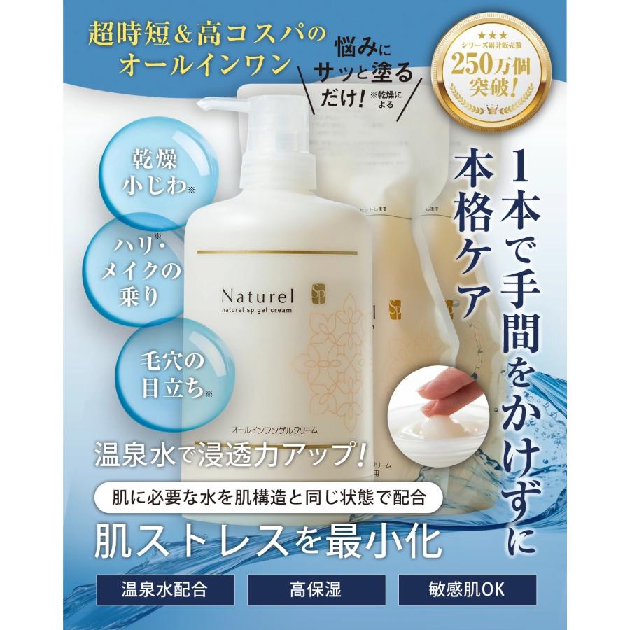 ナチュレルSPゲルクリームPLUS エコポンプ詰替え用550g ×2 セット　❤︎ ナチュレルSP ゲルクリームPLUS 550g 詰替×2 エコツインセット