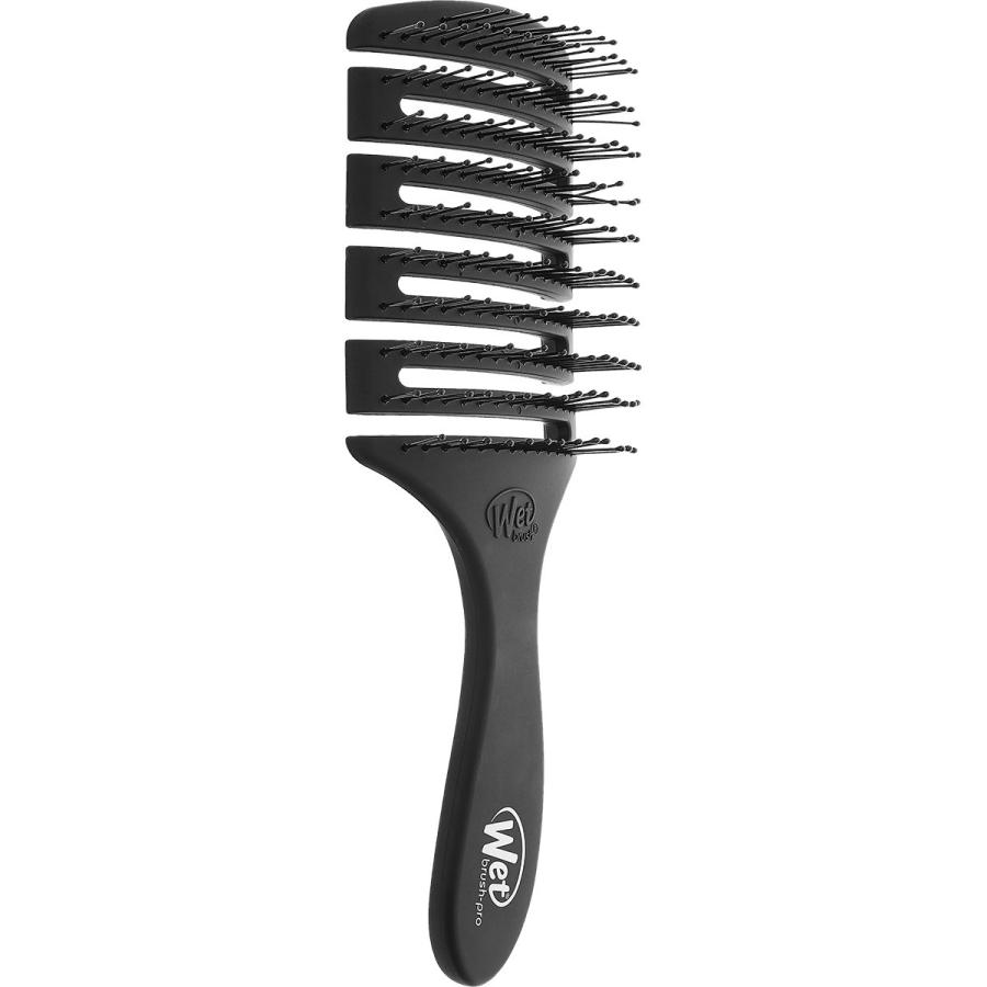 ウェットブラシ プロ フレックスドライ パドル ブラック | ヘアブラシ