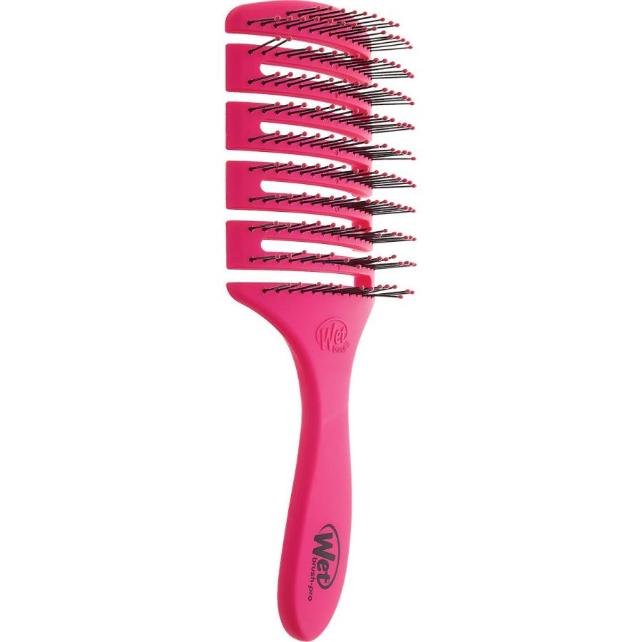ヘアブラシ ウェットブラシ フレックスドライ パドル ピンク
