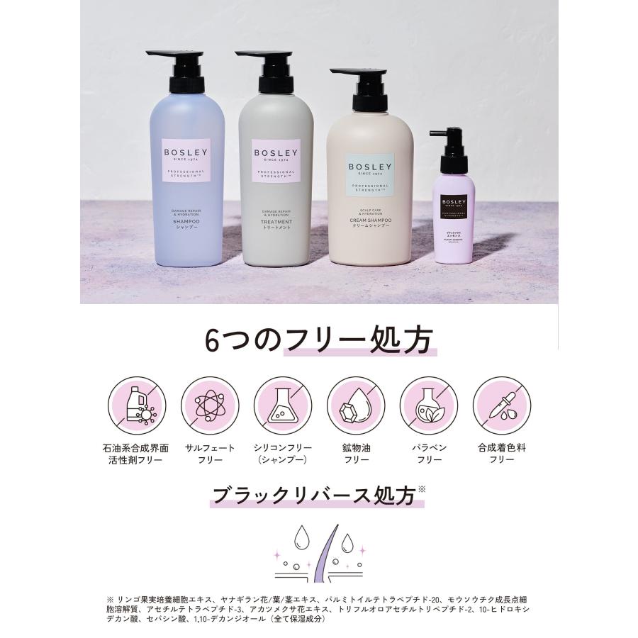 ボズレー シャンプー＆ヘアトリートメント リラックスフラワーの香り 詰め替えセット 320ml×2 | カラーリング シャンプー アミノ酸シャンプー｜naturelab-store｜06