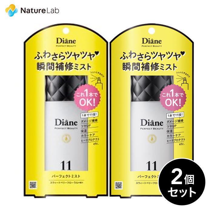 ヘアミスト ダイアン パーフェクトビューティ パーフェクトミスト100ml 2点セット 紫外線ダメージケア | 洗い流さないトリートメント オーガニック｜naturelab-store