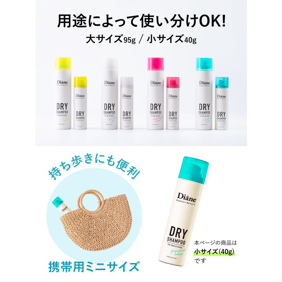 シャンプー ダイアン パーフェクトビューティー ドライシャンプー エクストラフレッシュ グレープフルーツ＆ペパーミントの香り 40g |  | 05