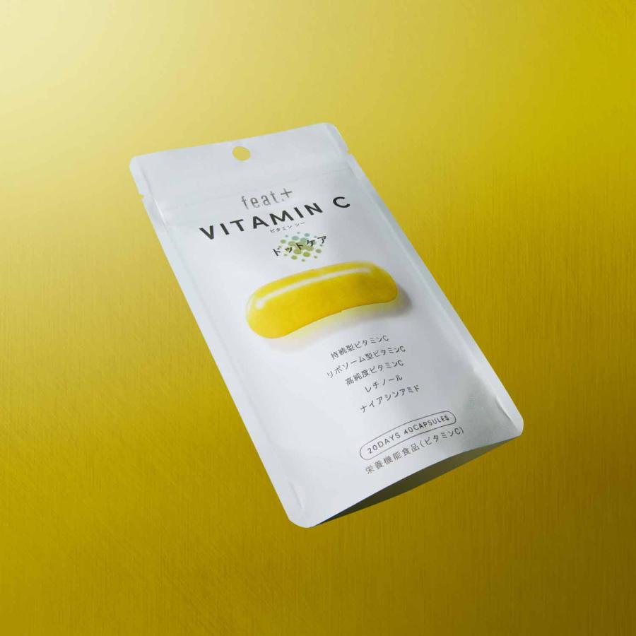 サプリメント フィート+ VITAMIN C ドットケア【栄養機能食品