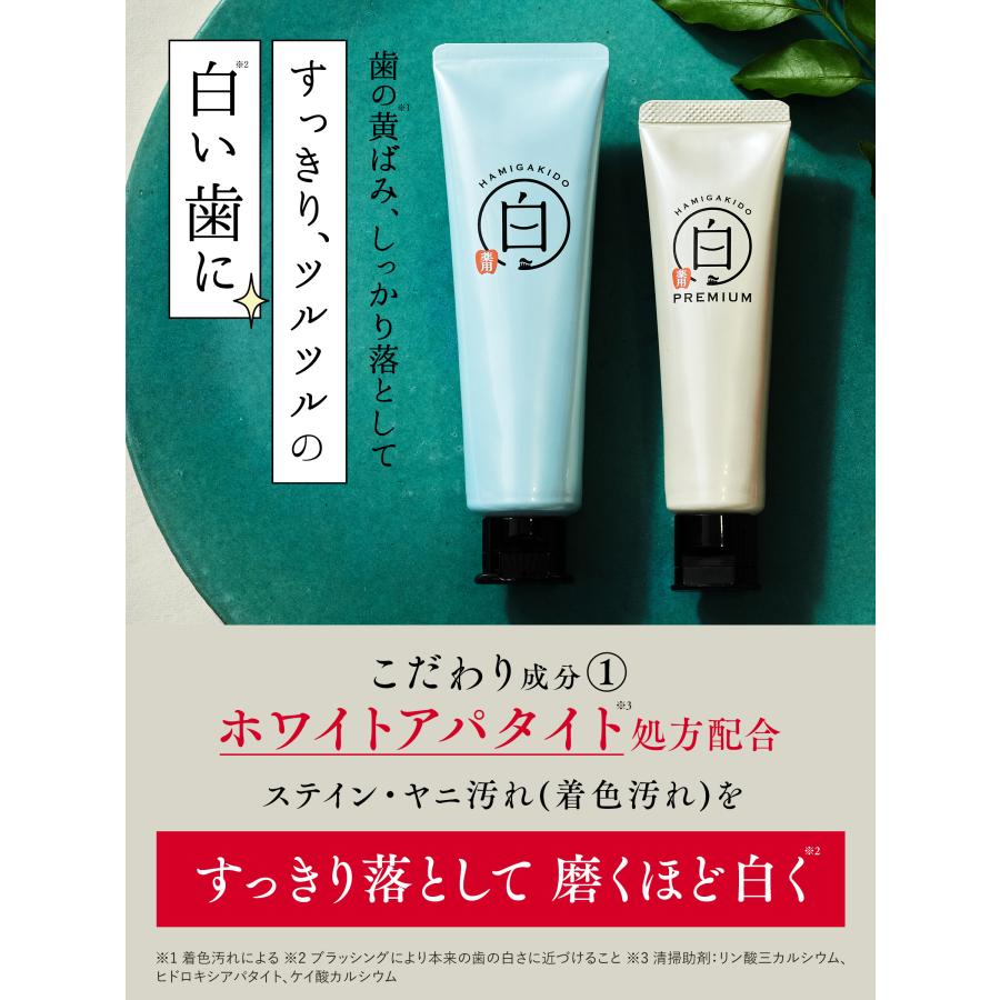 歯磨き堂 薬用ホワイトニング ペースト プレミアム【医薬部外品】60g | 歯磨き粉 知覚過敏ケア 歯周病ケア 歯を白く ホワイトニング タバコヤニ ステイン除去 |  | 02