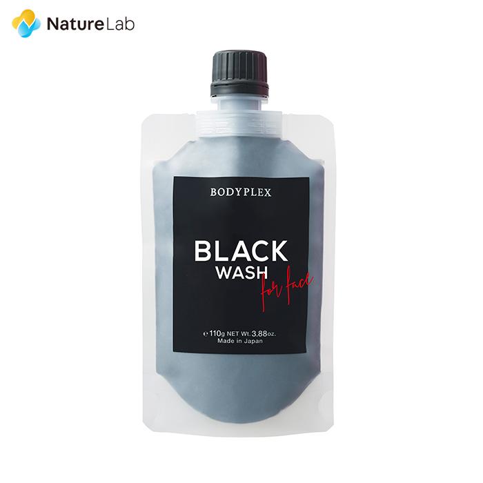 洗顔フォーム ボディプレックス ブラックウォッシュ 110g 洗顔料 泥洗顔 洗顔フォーム 洗顔 濃密泡 ニキビ 毛穴 化粧品 メンズ スキンケア コスメ ネイチャーラボ Paypayモール店 通販 Paypayモール