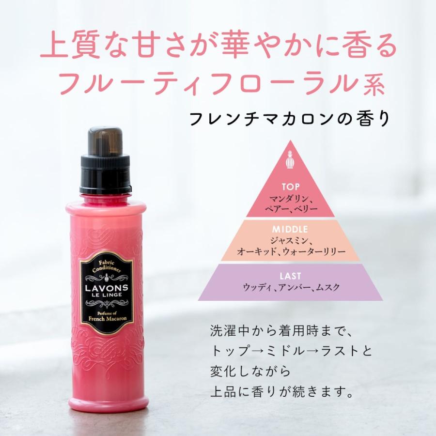 LAVONS（ラボン） 柔軟剤 フレンチマカロン 詰め替え 480ml | 詰替用