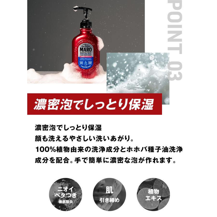 MARO（マーロ） ボディソープ 全身用 ボディソープ 詰め替え 380ml