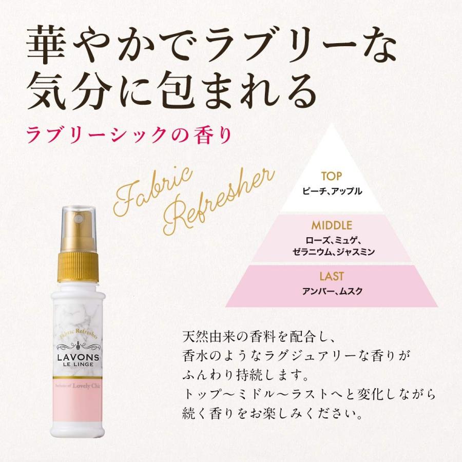 芳香剤 消臭剤 ラボン ファブリックミスト 携帯用 ラブリーシックの香り 40ml 消臭 安売り ニオイ オーガニック W除菌 植物エキス 消臭スプレー