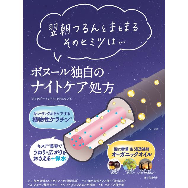 ダイアンボヌール モイスト＆リペア シャンプー トリートメント詰め替え 400ml 3個セットナイトドリームティーの香り | ノンシリコン オーガニック  無添加｜naturelab-store｜04