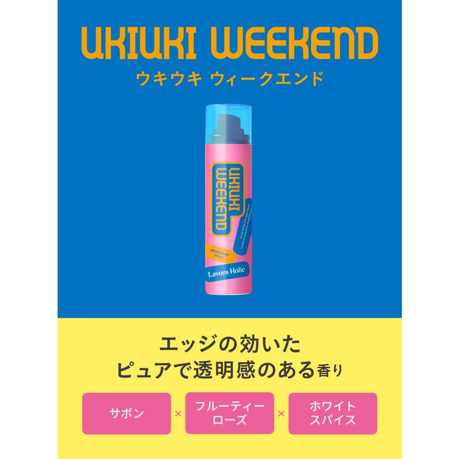 ラボンホリック デオドラントスプレー 40g ウキウキウィークエンド