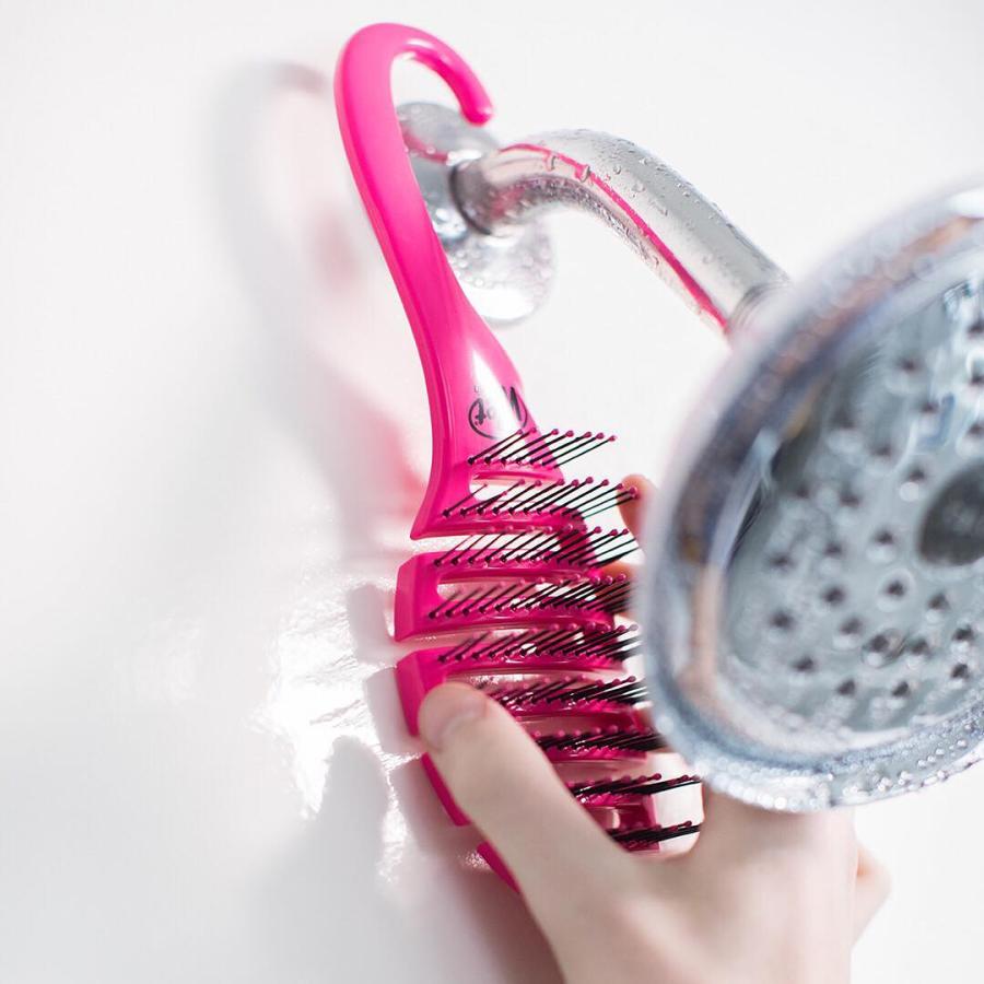 ヘアブラシ ウェットブラシ シャワーディタングラー グリッター ヘアブラシ レディース くし サラサラ 髪 ヘアケア スタイリング