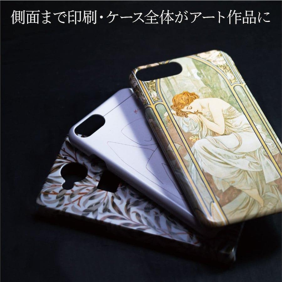 iPhone13Pro ケース iPhoneXR スマホケース 歌川広重 清見寺 富士山 はんが ケース GooglePixel7｜naturemate-online｜03